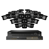 Lorex 32-Channel NVR System with Sixteen 4K 8MP IP Cameras Security Surveillance System New NC4K8-3216BB